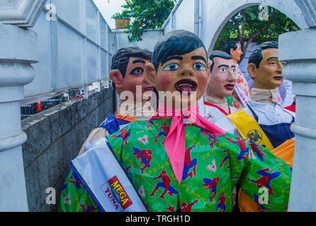 Higantes in the Higantes festival in Angono Philippines Stock Photo