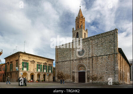 Basilica of Santa Maria Assunta. Atri, Abruzzo Stock Photo