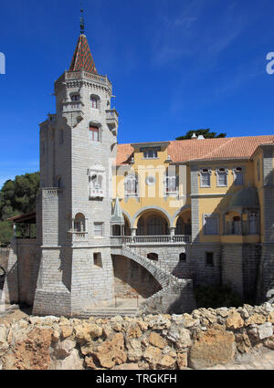 Portugal, Cascais, Condes de Castro Guimaraes Museum, Stock Photo