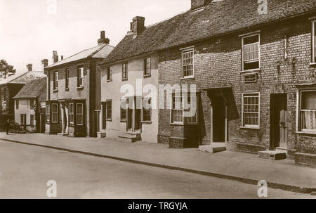 Birthplace of English Baptist preacher C.H. Surgeon on High Street in Kelvedon, Essex, England. Spurgeon was born here on June 19, 1834. Stock Photo