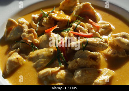 Thai Chicken Panang Curry also called Gaeng Panang Gai Stock Photo