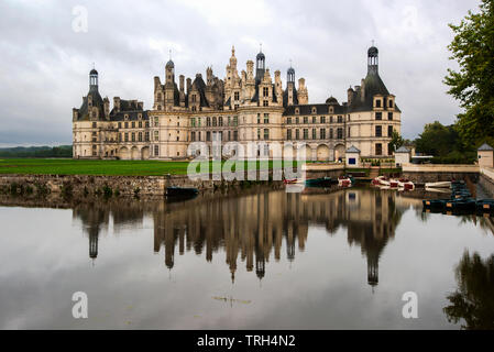 Chateau de Chambord, Loire, France is one of the most recognizable chateaus in the world. Chateau de Chambord, Loire, France is one of the most recognizable chateaus in the world.