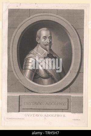 Gustavus Adolphus of Sweden, King of Sweden, Additional-Rights-Clearance-Info-Not-Available Stock Photo