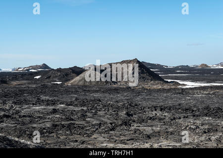 Volcano Leirhnjúkur, Krafla Volcanic area, Reykjahlíð, Mývatni, Island ...