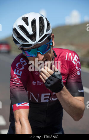 Geraint Thomas Team INEOS formerly Team Sky altitude training near Mt Teide in Tenerife in preparation ahead of the Tour de France 2019 Stock Photo Alamy