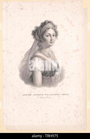 Louise, princess of Mecklenburg-Strelitz, Additional-Rights-Clearance-Info-Not-Available Stock Photo