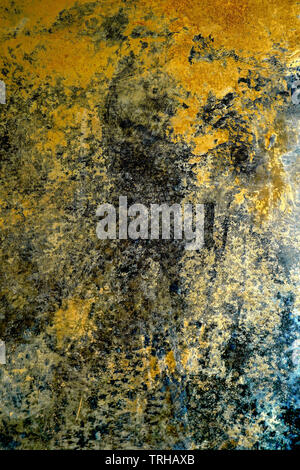 Yellow, black, brown and blue Abstract background Stock Photo