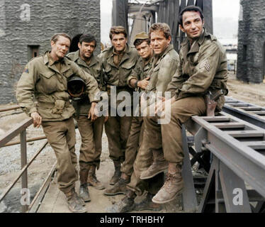 THE BRIDGE AT REMAGEN 1969 United Artists film with Ben Gazzara at right Stock Photo