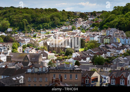 Colorful houses, Mumbles, Swansea, Wales Stock Photo - Alamy