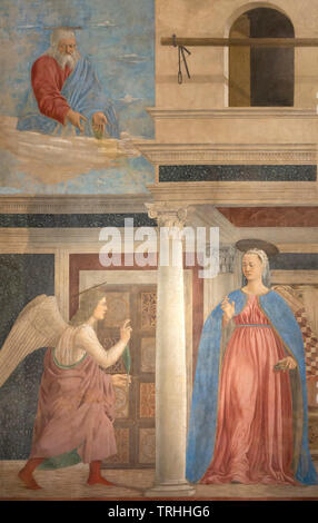 Piero Della Francesca Annunciation Stock Photo Alamy