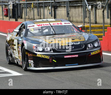 Frederic Gabillon, Chevrolet SS, Elite 1, NASCAR Euro series, American Speedfest VII, Brands Hatch, June 2019, automobiles, Autosport, cars, circuit r Stock Photo