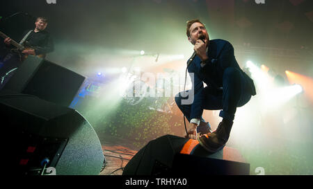 Glasgow, Scotland, UK. 6th June, 2019 The Kaiser Chiefs, in concert at The Barrowlands Ballroom Glasgow Great, UK. Credit: Stuart Westwood Stock Photo