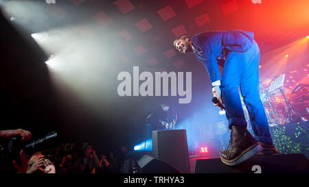 Glasgow, Scotland, UK. 6th June, 2019 The Kaiser Chiefs, in concert at The Barrowlands Ballroom Glasgow Great, UK. Credit: Stuart Westwood Stock Photo