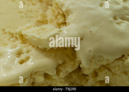 Top view of vanilla ice cream surface. background Stock Photo