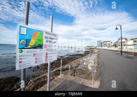 The Seafront at Westward Ho! in Devon England UK Stock Photo