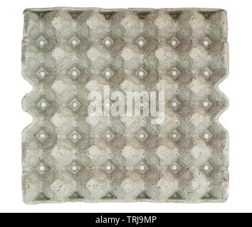 Paper tray package for egg,isolated on background Stock Photo