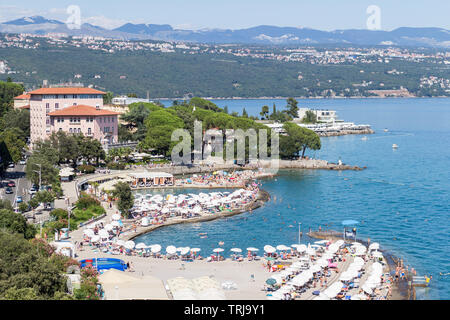 Travel texture summer Osijek Opatija Abbazia Barcelona sea travel Stock Photo