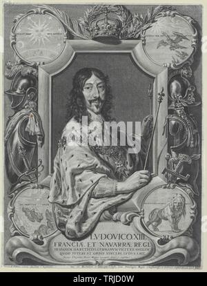 Louis XIII, King of France, Additional-Rights-Clearance-Info-Not-Available Stock Photo
