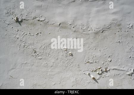 texture - White plastered wall Stock Photo