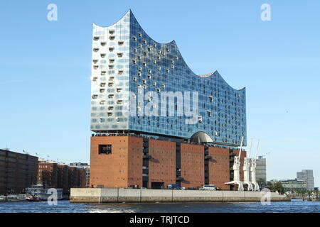 Elbe philharmonic hall in the harbor of Hamburg Stock Photo