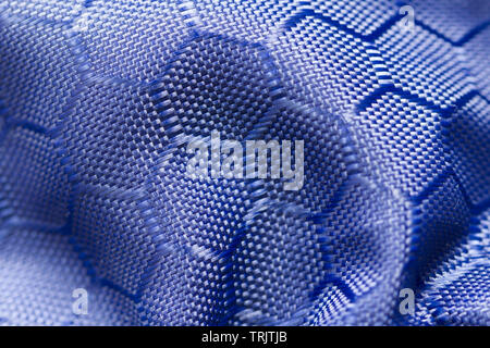 Hexagonal cell conceptual textile background Stock Photo