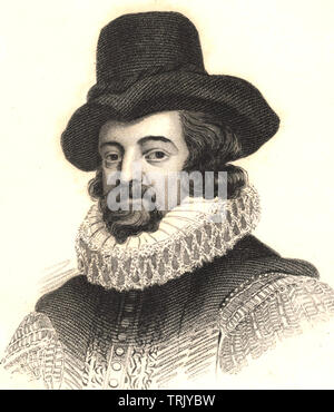 FRANCIS BACON (1561-1626) English philosopher and statesman Stock Photo