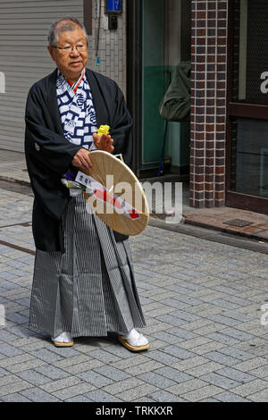 TOKYO, JAPAN, May 12, 2019 : Kanda Matsuri (or Kanda Festival) is one of the great Shinto festivals of Tokyo and is held in May, in odd-numbered years Stock Photo