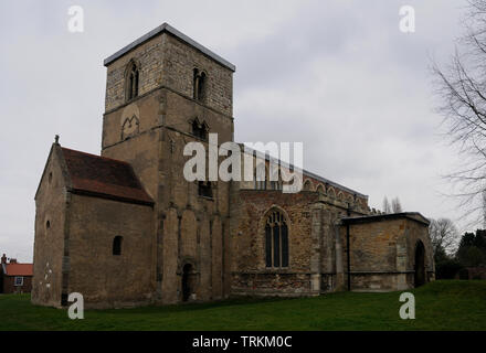 St Peter's Church, Barton-upon-Humber, Lincolnshire, England Stock Photo
