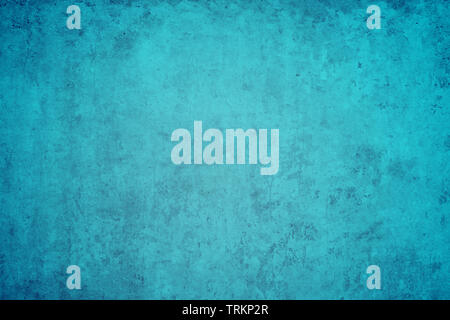 vintage wall background - old blue stone texture Stock Photo