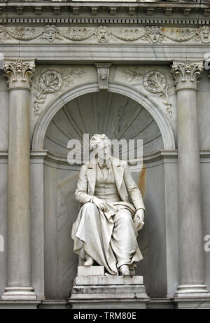 Monument of the writer Franz Grillparzer Volksgarten Vienna Austria Stock Photo