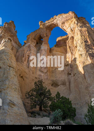 Grosvenor Arch, Cottonwood Wash Road 400, Grand Staircase-Escalante National Monument south of Cannonville, Utah. Stock Photo