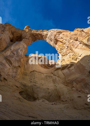 Grosvenor Arch, Cottonwood Wash Road 400, Grand Staircase-Escalante National Monument south of Cannonville, Utah. Stock Photo