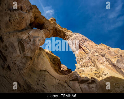 Grosvenor Arch, Cottonwood Wash Road 400, Grand Staircase-Escalante National Monument south of Cannonville, Utah. Stock Photo