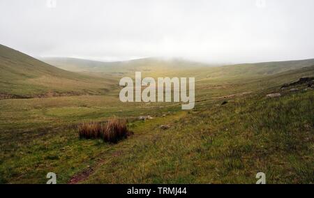 Low mist over Swarth Fell Stock Photo
