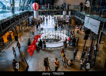 The Foucault Pendulum In Copernicus Science Museum With Scientific ...