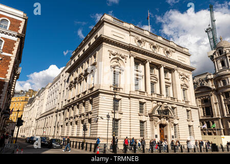 Department for International Trade, DIT (was Department of Energy and Climate Change DECC) 55 Whitehall, Westminster, London, UK Stock Photo