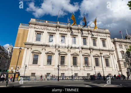 Banqueting House, Whitehall, only remaining component of the Palace of Whitehall, the residence of English monarchs from 1530 to 1698. Neo classical Stock Photo