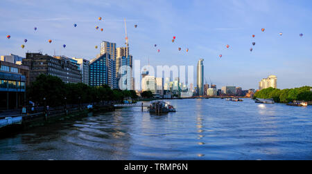 The Lord Mayor's Balloon Regatta 2019 Stock Photo