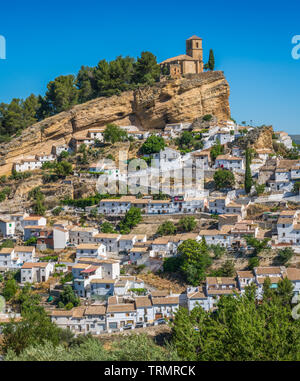 Panoramic sight in Montefrio, beautiful village in the province of Granada, Andalusia, Spain. Stock Photo