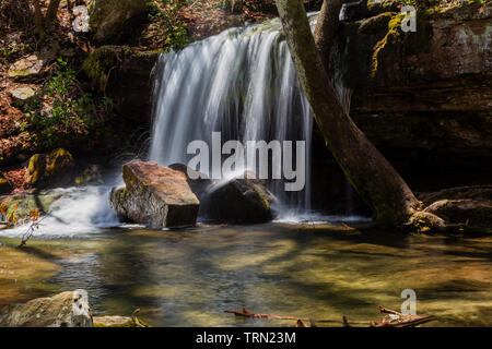 Laurel Falls in Little River Canyon National Preserve, Alabama Stock Photo