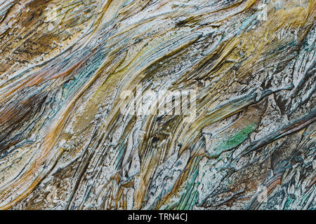 Grunge texture volumetric  multicolored of plaster, cement, gypsum Stock Photo