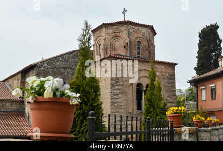 Church of St. Sophia in Ohrid, Macedonia Stock Photo