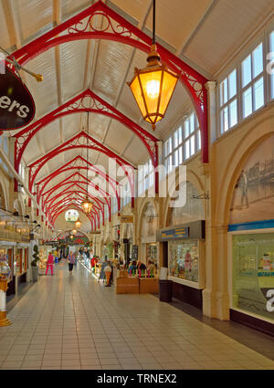 INVERNESS CITY SCOTLAND CENTRAL CITY THE INTERIOR OF THE VICTORIAN COVERED MARKET Stock Photo