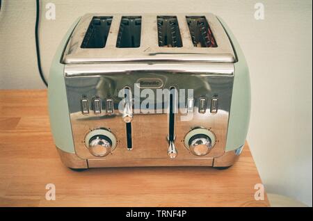 Breville electric retro toaster. Stock Photo