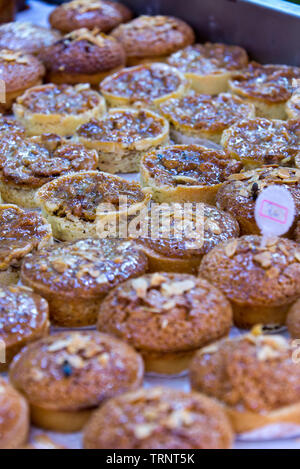 pastries on display in market bakery in morocco Stock Photo