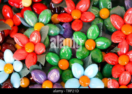 Traditional confetti of Sulmona (Italy) in the shape of a flower Stock  Photo - Alamy