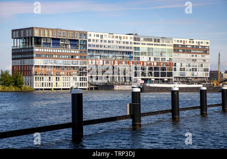 Amsterdam Netherlands Silodam Mvrdv Apartment Complex Port Houthavens Quarter Stock Photo Alamy