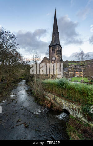 River Ryburn, Sowerby Bridge Stock Photo - Alamy