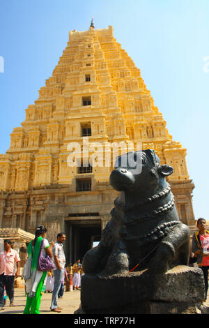 Hampi India Karnataka ancient architecture Stock Photo