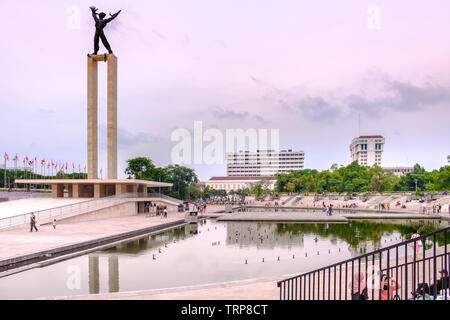 West Irian or Irian Jaya Liberation Monument Jakarta Stock Photo